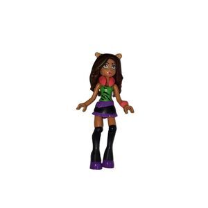 Monster High Mega Bloks Clawdeen Wolf Mini Figure See Description GUC